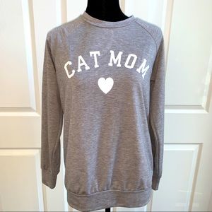 Cat Mom Lightweight sweatshirt